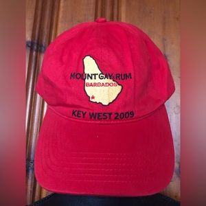 Mt. Gay 2009 Key West Race Week Red Cap. Rare.  Never Worn. Mint Condition.